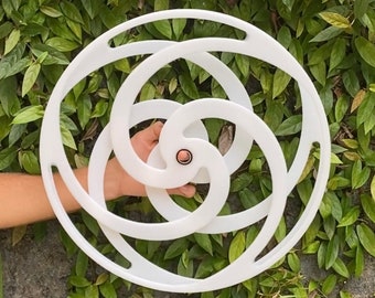 Hypno Chakra Flow Toys Parctice Fans for Active Meditation Illusion Spinner Festival Dance Circus Performance Props Gift