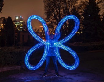Easy Pixel Poi Staff 24 LED, Programmable Light Show Performance Props