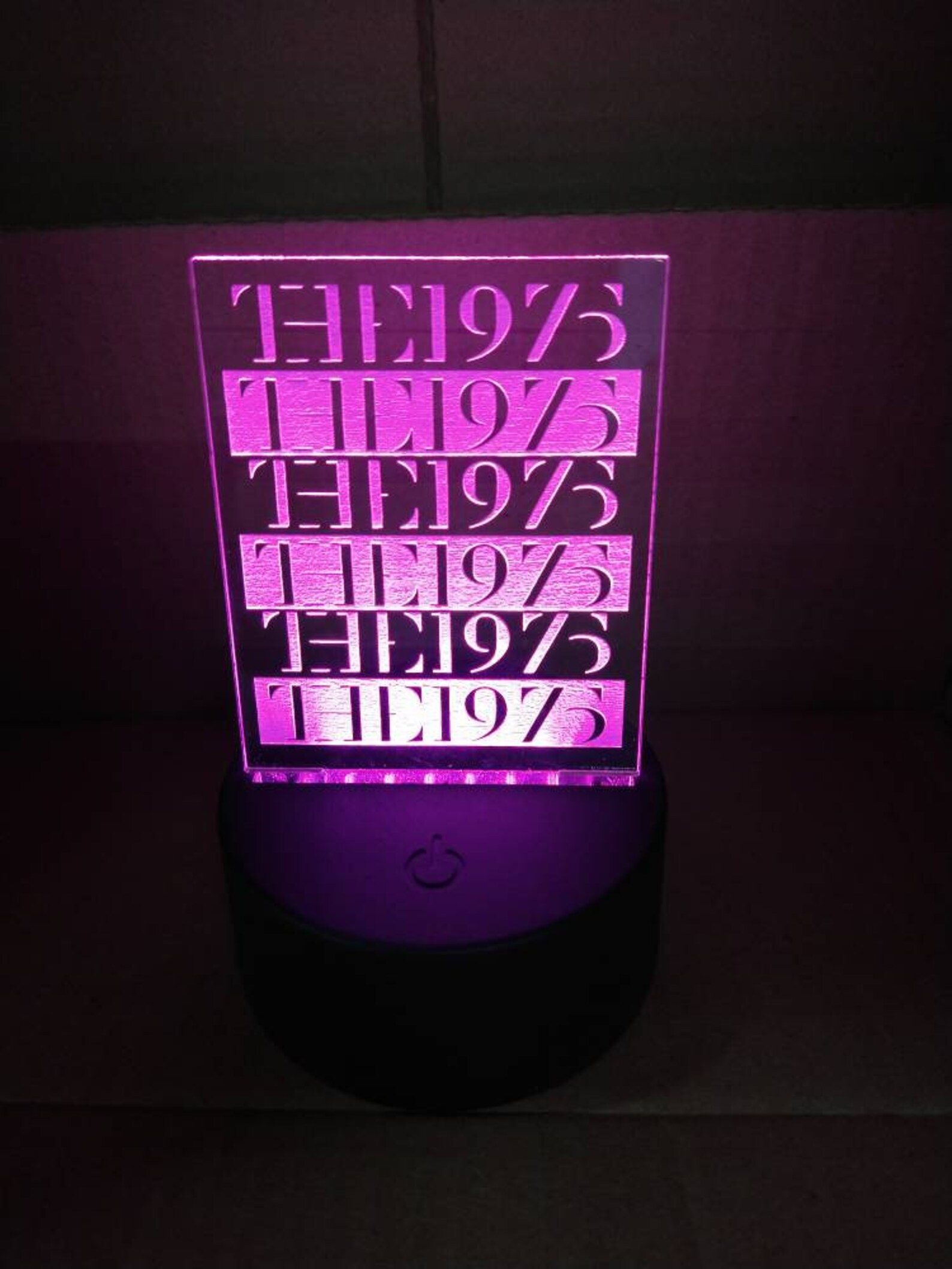 The 1975 Logo Light Up LED Engraved Sign rechargeable Etsy