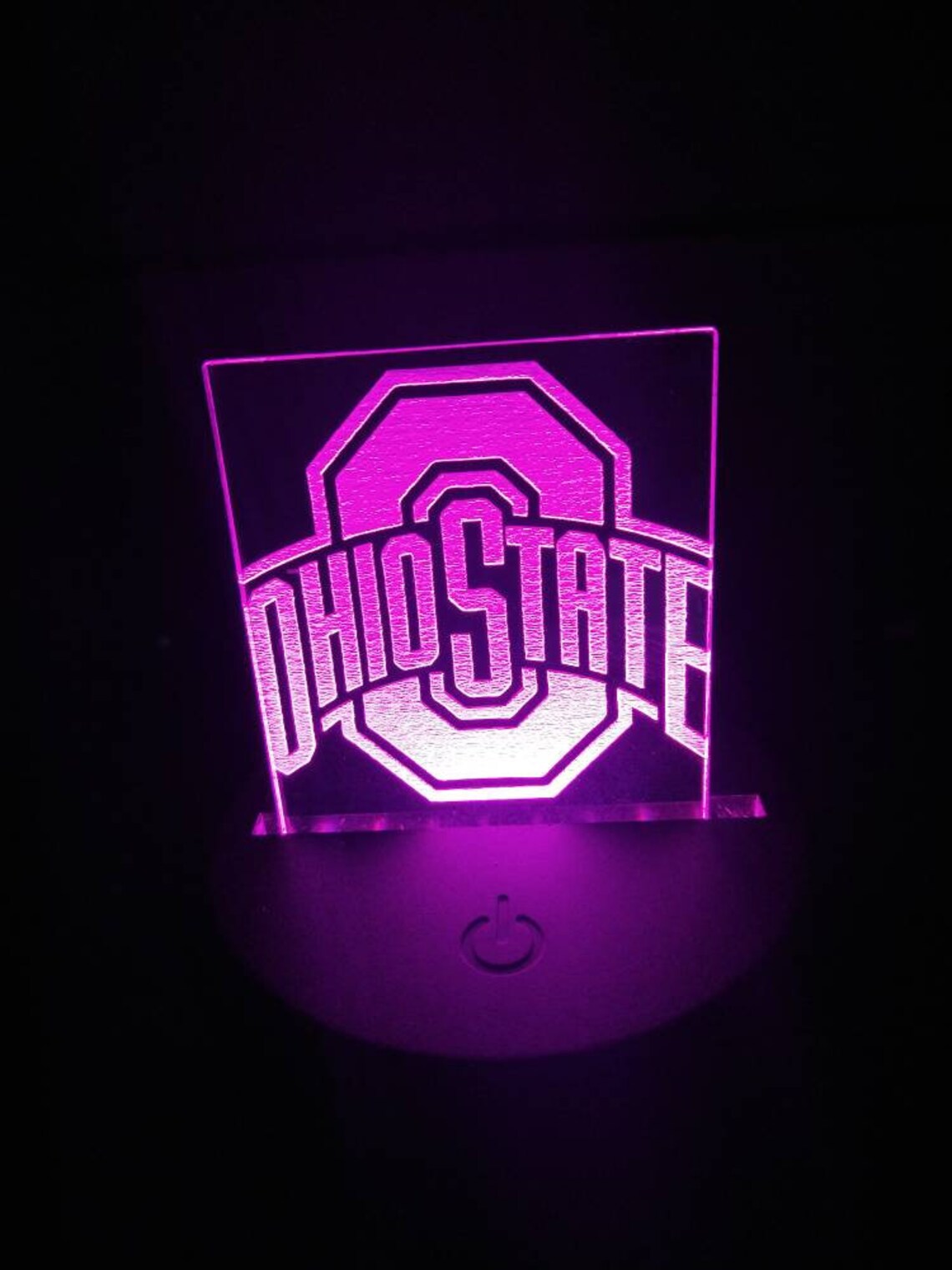 Ohio State OSU LED Light up Acrylic Sign Etsy