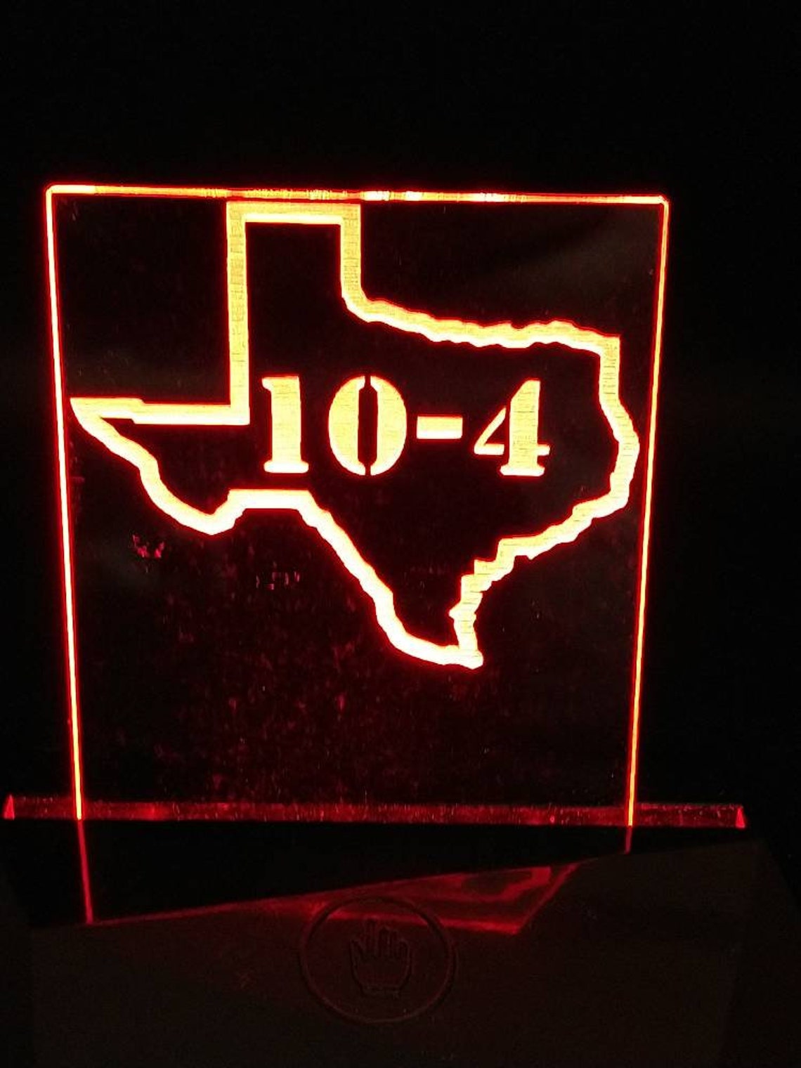 Texas sized 104 letterkenny tribute in light custom Light Etsy