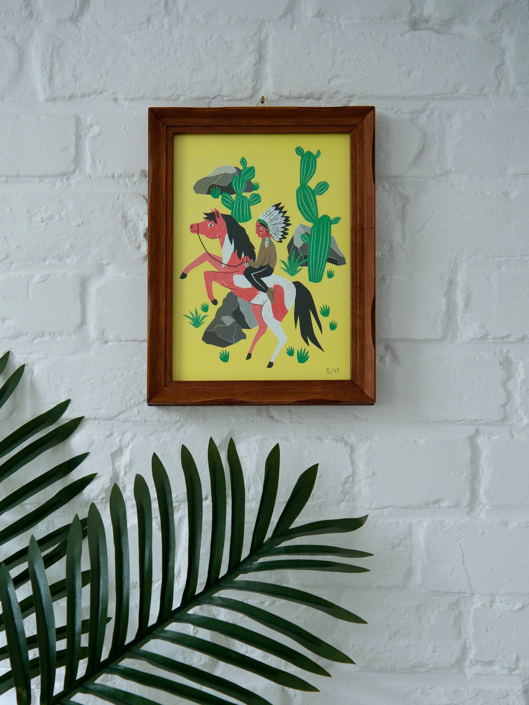 Affiche Indien Amérique Enfant