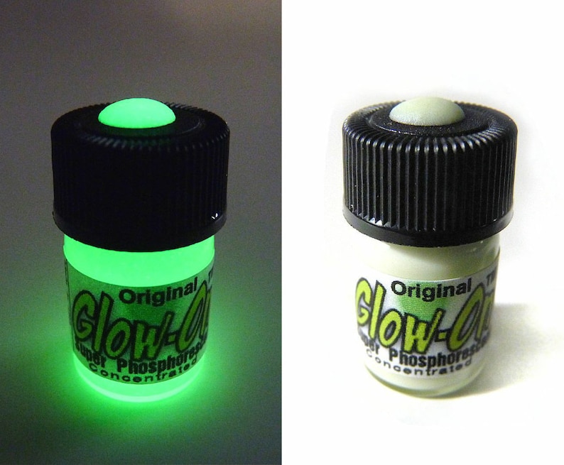 Glowon® Super Phosphorescent Glow Paint Small 2.3 Ml Vial ORIGINAL Etsy