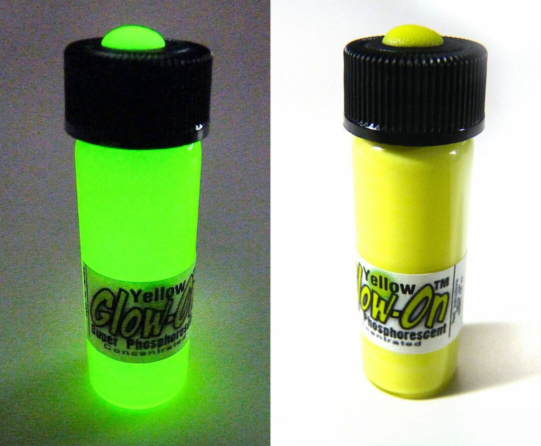 Glow-On Night Sights Paint - Bright Yellow Green Glow For Gun Sights & Archery