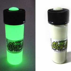 Glow-On® Super Phosphorescent Glow Paint Medium 4.6 ml vial ORIGINAL