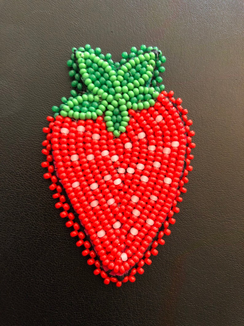 Strawberry Contemporary Beaded PopSocket Phone Accessory Etsy