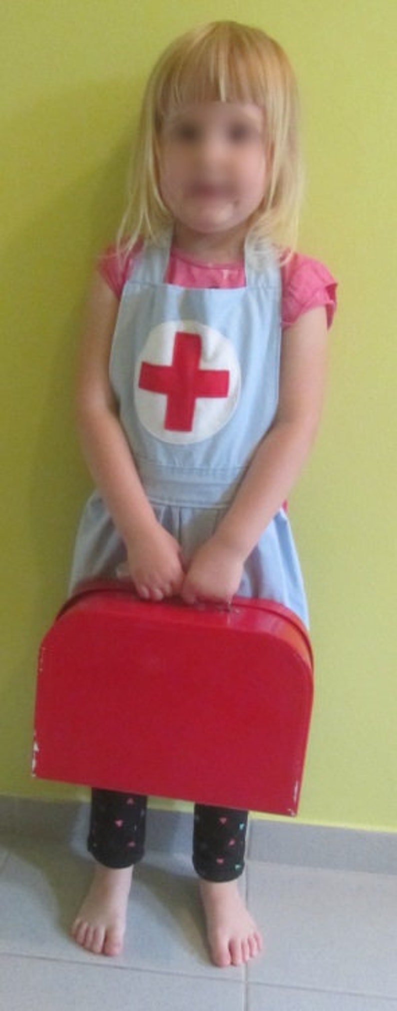 Sisters Apron Costume Nurse Kids