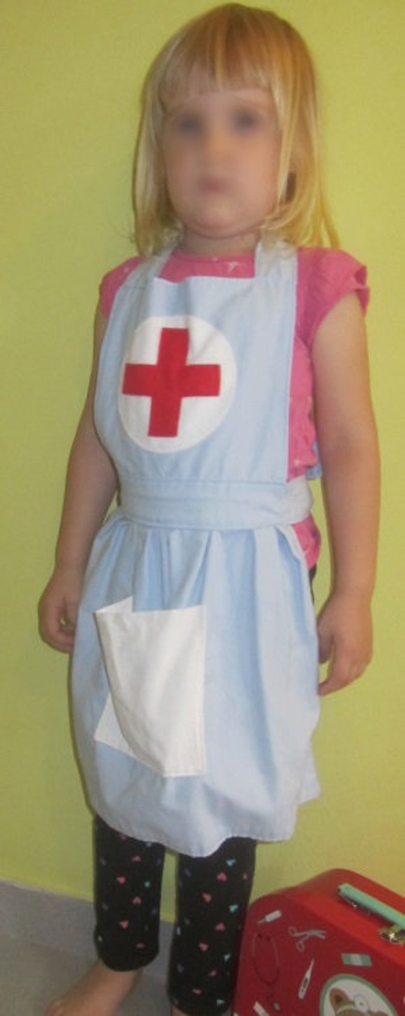 Sisters Apron Costume Nurse Kids