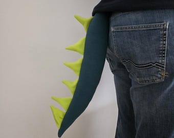 Dinoschwanz für Kinder & Erwachsene – Verkleidung, Fasching, Karneval, Halloween, Rollenspiel, Cosplay