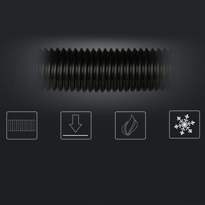 thumbnail image 2 of Xscorpion 3/8" Split Wire Loom – Black Conduit Tubing For Car/Home/Boat – 100 Ft Roll 2 of 6