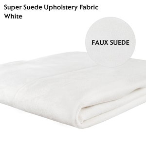 Luxury Faux Suede Upholstery Fabric - 60" Wide Pastel Pink, 225g Medium Weight