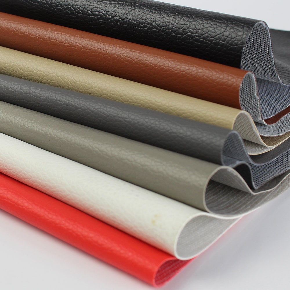 Faux Leather Fabric 1 Yard 54 x 36 Soft Solid Color Crafts Material 0.9mm  Thick Perfect for Upholstery Covers, Bags, Leather Clothing and