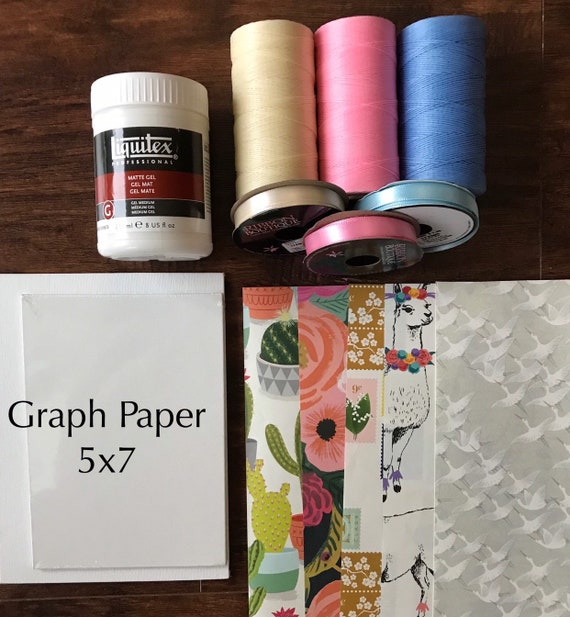 Customizable 5x7 Graph Paper Journal Etsy