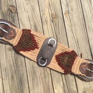 27 Strang Mohair Roper Cinch Handgefertigter Western Pferdegurt Bild 6