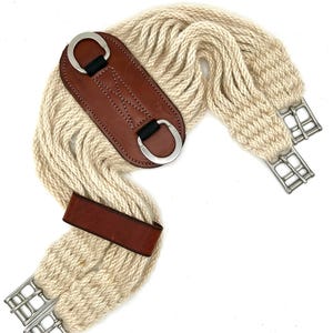 Cincha de mohair inglés, cincha de doma, hecha a medida (18-62 pulgadas)
