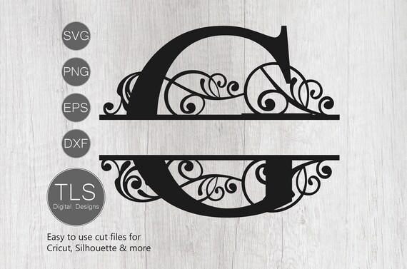 Download Letter G Split Monogram Svg Split Monogram Svg Letter G Etsy