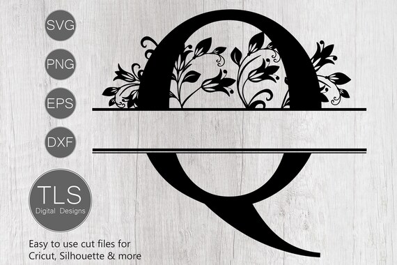 Download Letter Q Split Monogram Svg Split Monogram Svg Letter Q Etsy