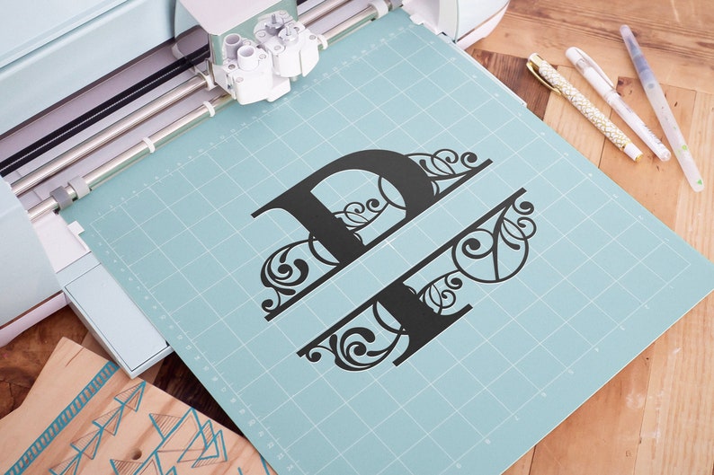 Download Letter P Split Monogram SVG Split Monogram SVG Letter P | Etsy