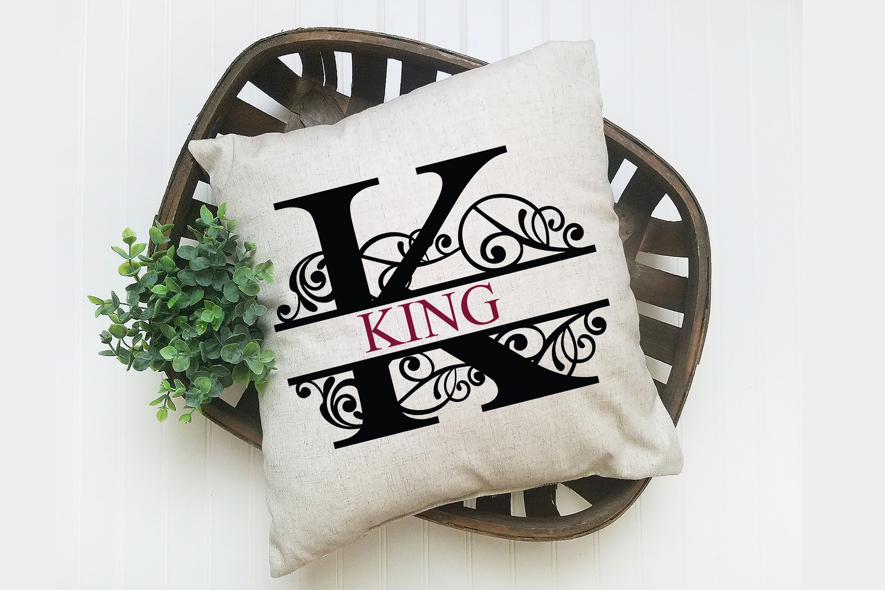 Download Letter K Split Monogram SVG Split Monogram SVG Letter K | Etsy