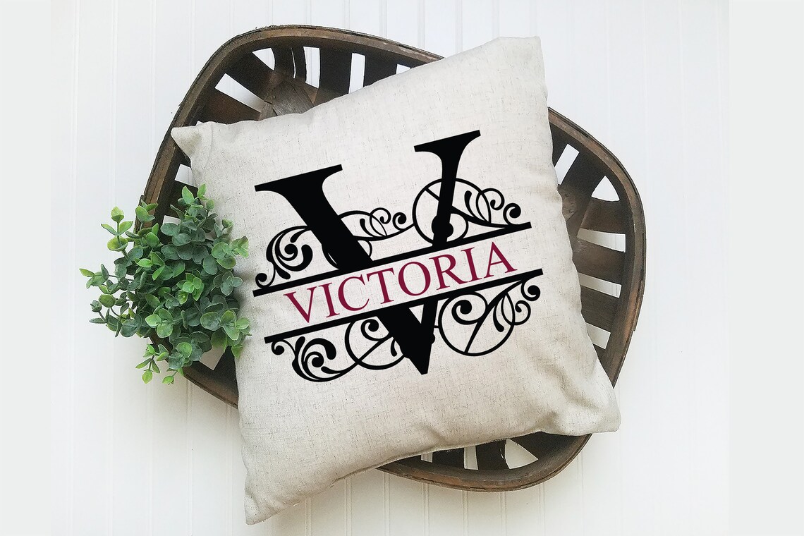 Download Letter V Split Monogram SVG Split Monogram SVG Letter V | Etsy