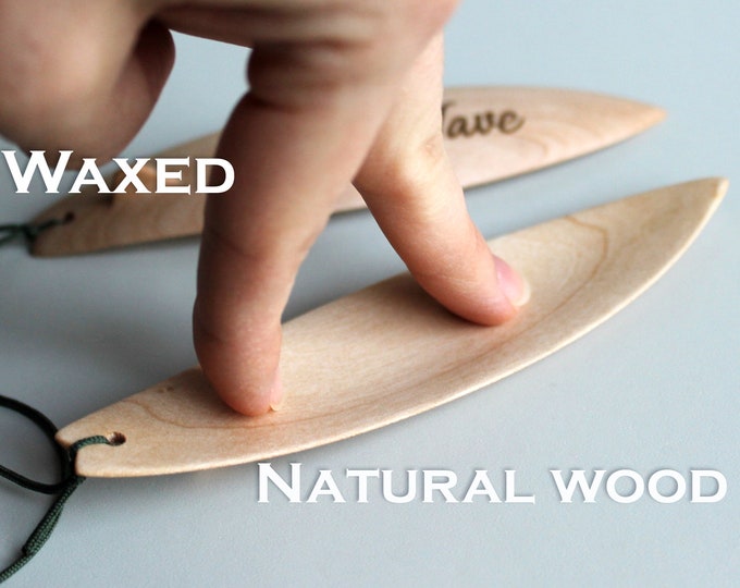 Finger SurfBoard "Dovetail" Of Natural Wood, Wind Board, Car Travel Toy, Keychain Surfboard, Gift For Friend In Car, Surf With Inscription.