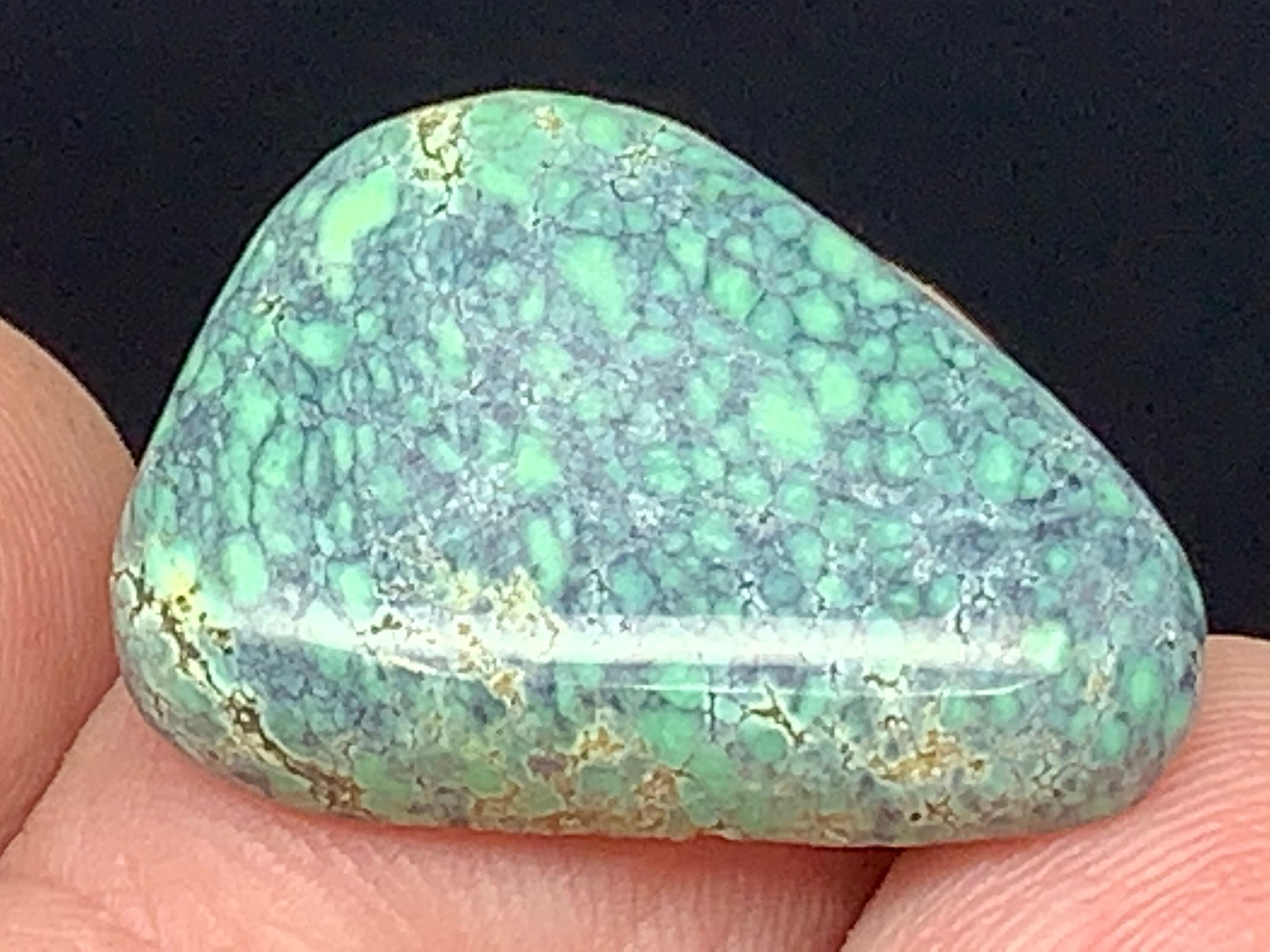 Damele Turquoise Natural Gem High Grade Gem Cabochon