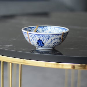 Halic Kintsugi Inspired Bowl - Handmade Iznik Pottery