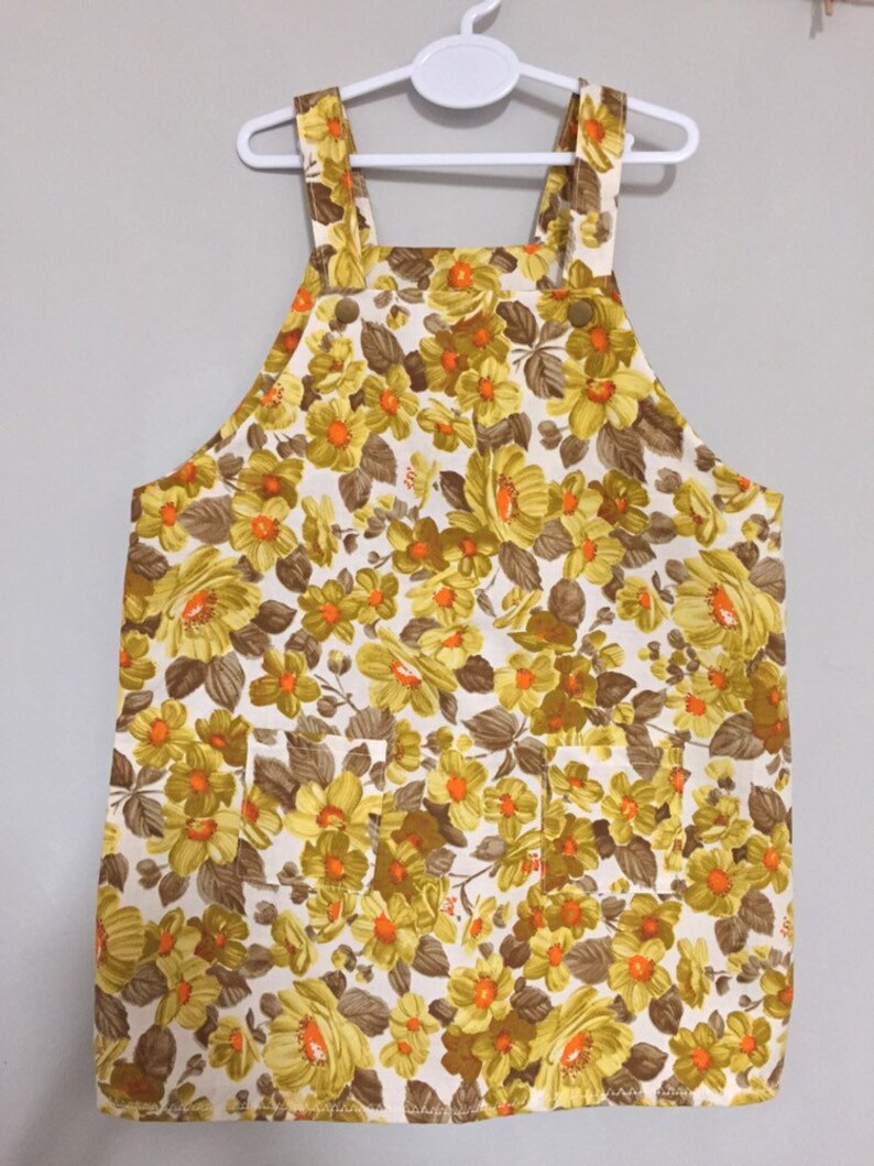 dungaree dress yellow