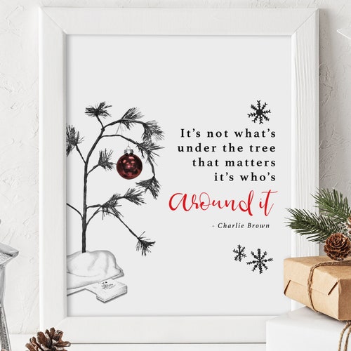 Charlie Brown Christmas Quote Digital Print Digital Etsy