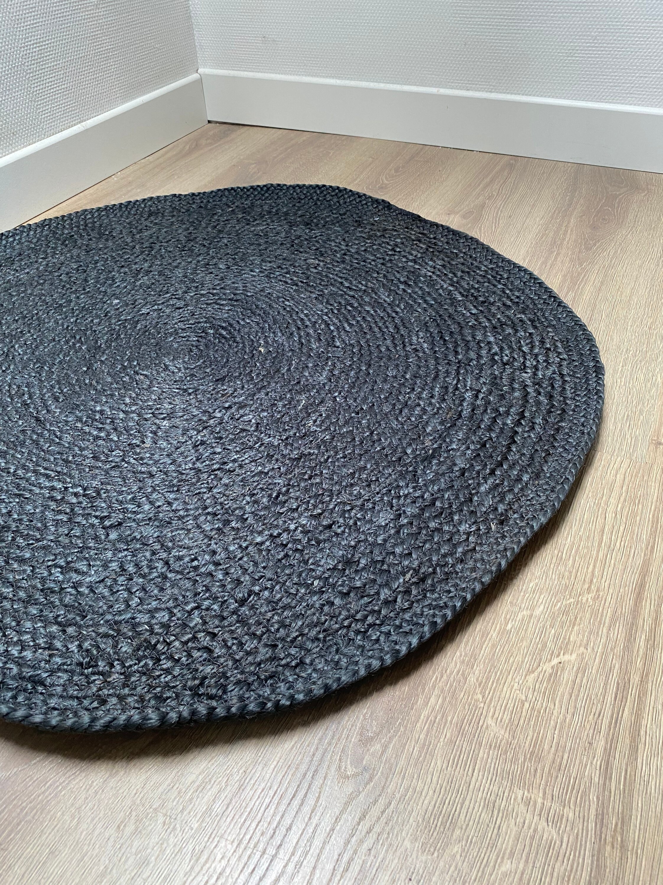 Tapis Jute Black