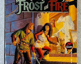 MERCEDES LACKEY & Ru Emerson - The Bard's Tale: Fortress of Frost and Fire - 1993 Fantasy paperback First Printing