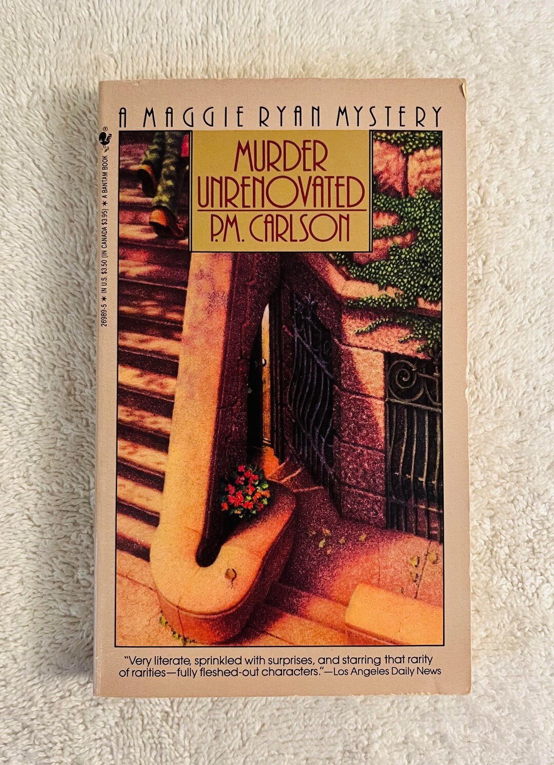 P. M. CARLSON Murder Unrenovated 1988 SIGNED First Etsy