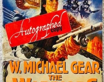 W. MICHAEL GEAR - Die Krieger der Spinne - 1988 SIGNIERTES Taschenbuch