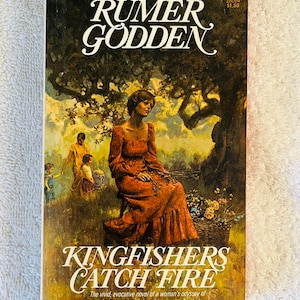 RUMER GODDEN - Kingfishers Catch Fire - 1975 Avon Paperback First Printing