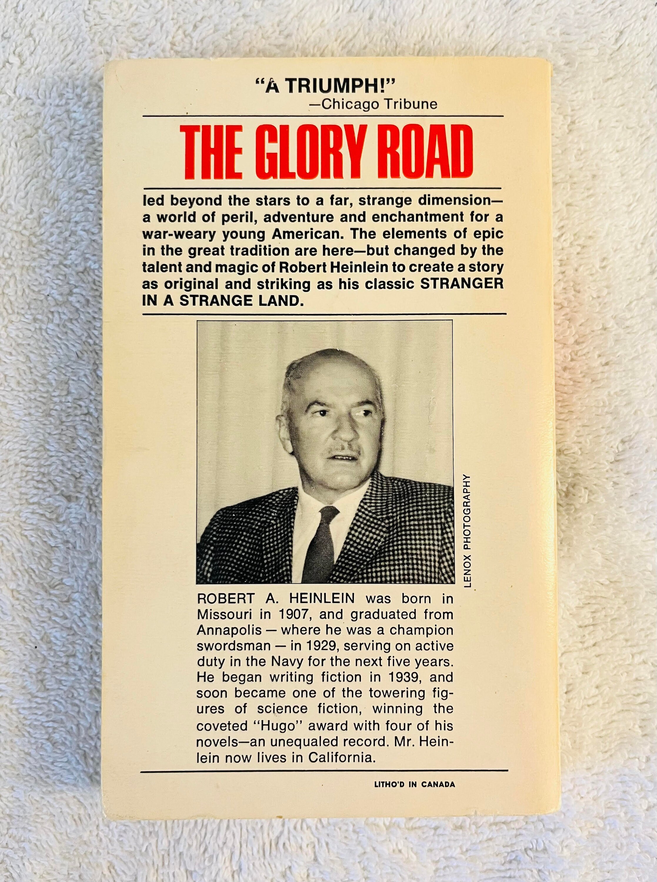 ROBERT A. HEINLEIN Glory Road 1972 Paperback Science - Etsy