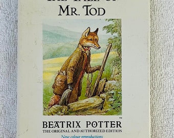 BEATRIX POTTER - The Tale of Mr. Tod - 1989 Hardcover in Dj