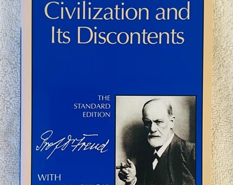 SIGMUND FREUD - Civilization and Its Discontents - 1989 Trade Soft Cover - Standard Edition