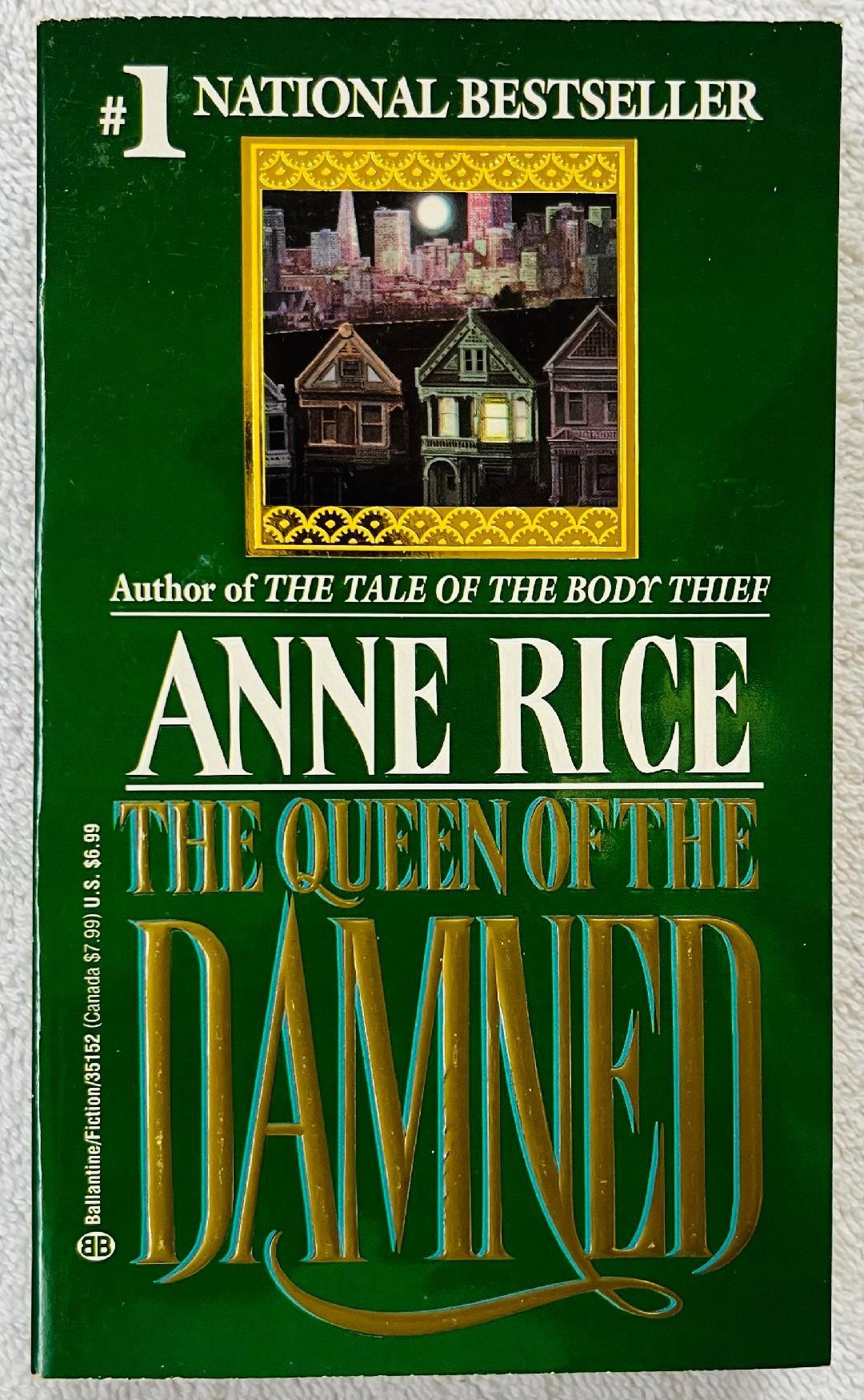 ANNE RICE - Queen of the Damned - 1993 Paperback - Vampire Chronicles ...