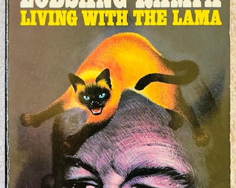 T. LOBSANG RAMPA - Living with the Lama - 1977 Corgi Books Paperback