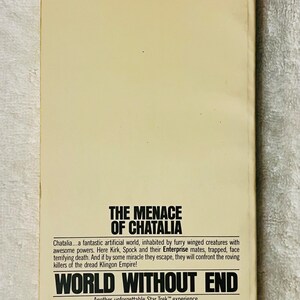 JOE HALDEMAN - World Without End - 1979 Bantam Paperback First Printing - Star Trek image 2
