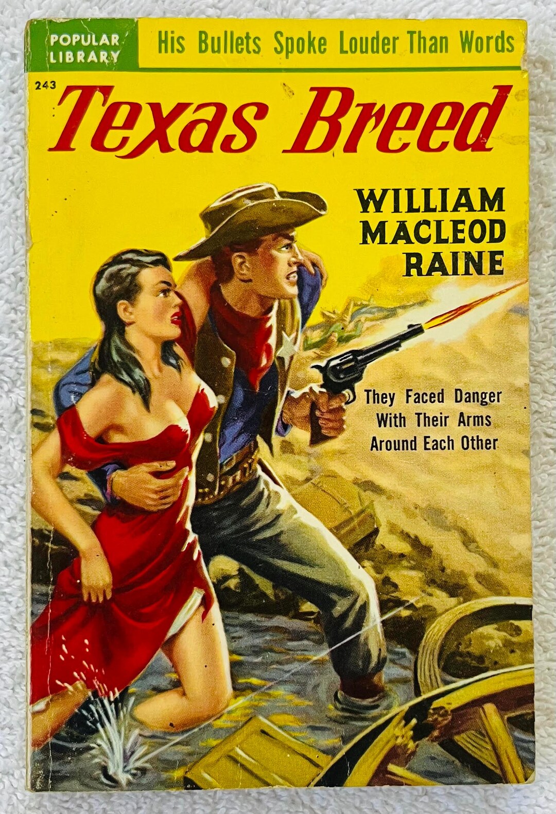 WILLIAM MACLEOD RAINE Texas Breed 1950 Paperback Western Fiction Etsy