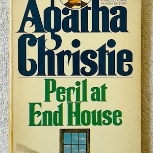 AGATHA CHRISTIE - Peril at End House - Vintage Pocket Books Paperback Mystery