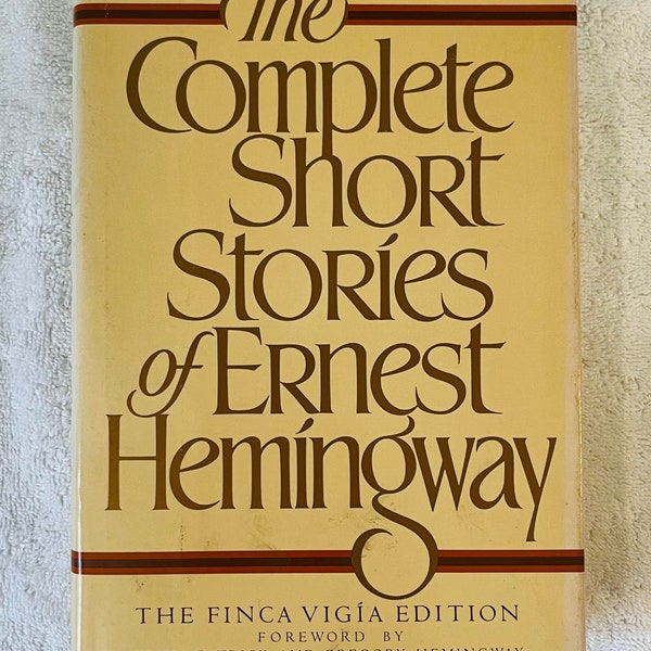 ERNEST HEMINGWAY - Las historias cortas completas - 1987 Scribner Tapa dura en dj