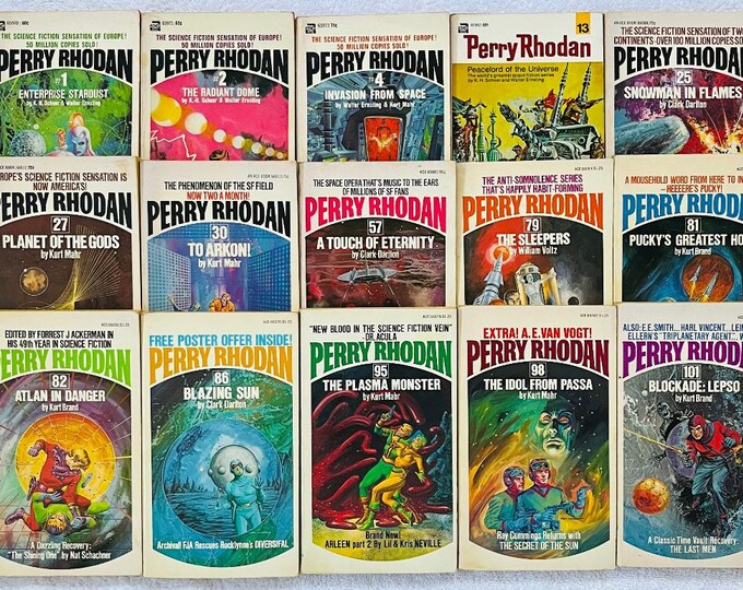 Perry Rhodan Collection PERRY RHODAN - Nice Lot of 15 Ace Paperbacks - Sold as a Lot - Etsy