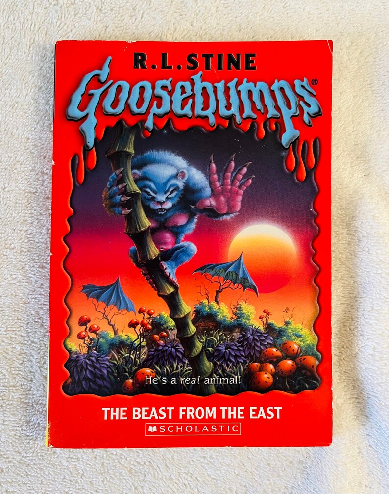 R L Stine Goosebumps The Beast From The East 1996 Soft Etsy Ireland