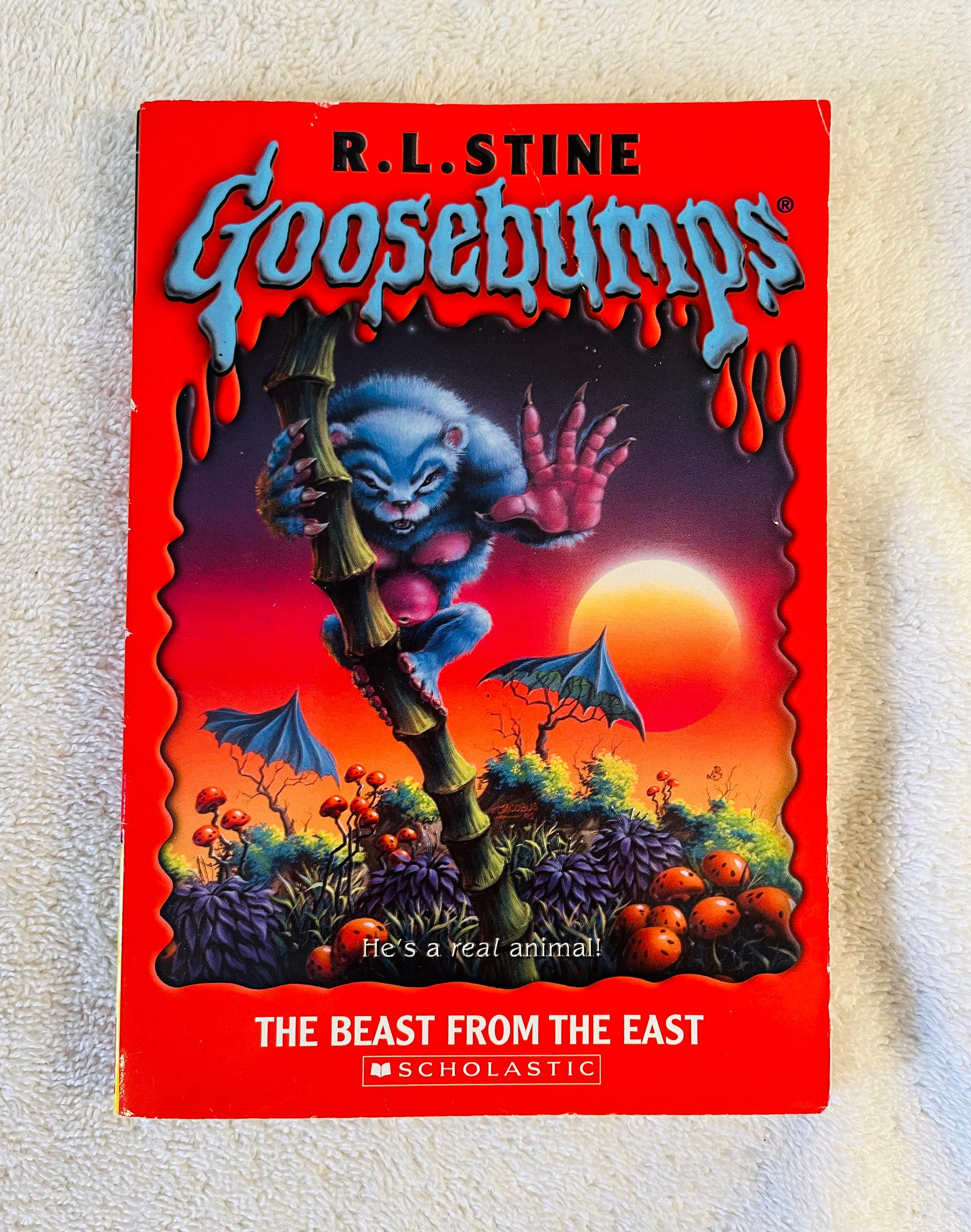 R L Stine Goosebumps The Beast From The East 1996 Soft Etsy