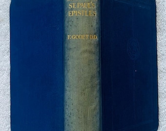 F. GODET - Studies on the Epistles of St. Paul - 1889 Hardcover Edition