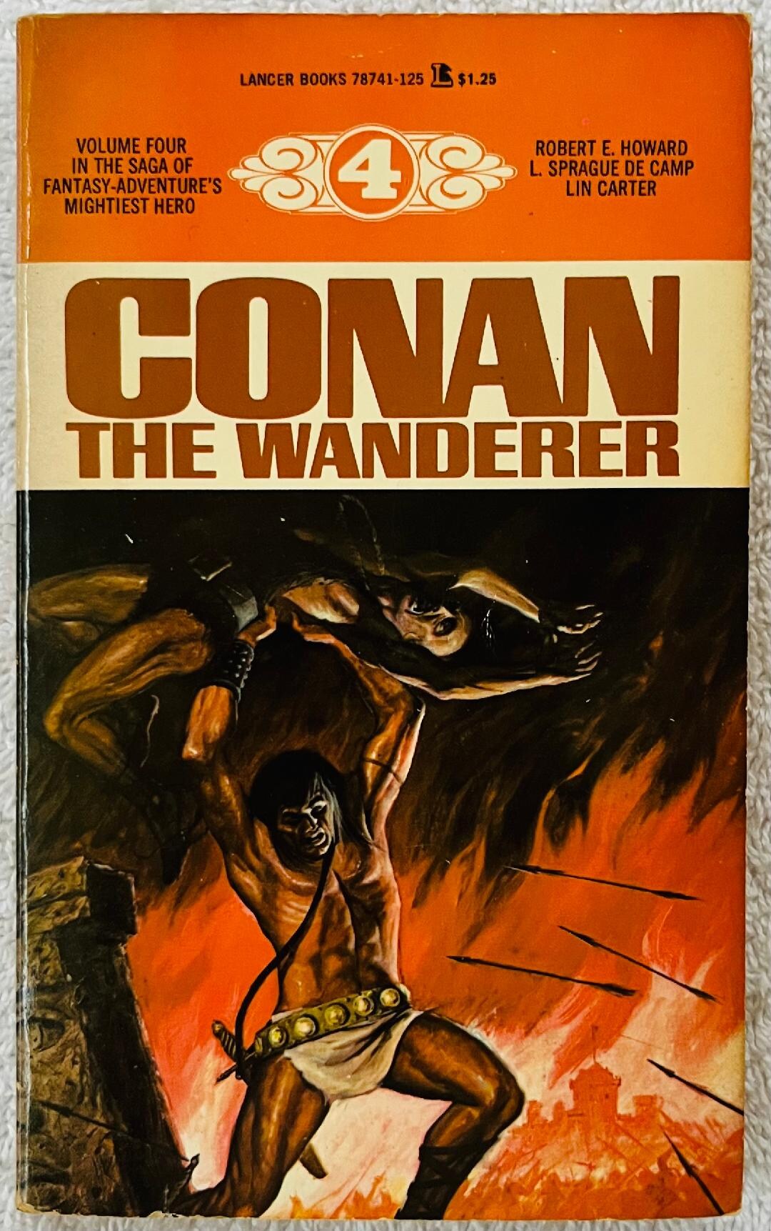ROBERT E HOWARD Et Al - CONAN the Wanderer - 1968 Lancer Paperback - Etsy