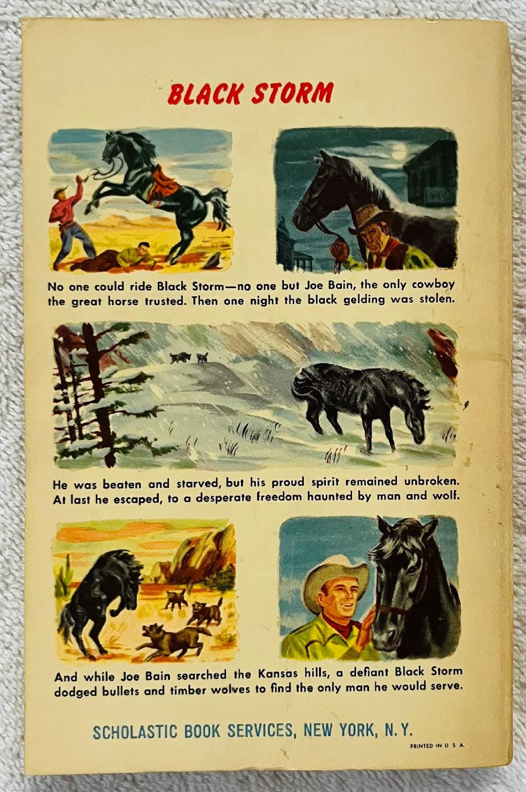 THOMAS C. HINKLE - Black Storm: A Horse of the Kansas Hills - 1964 ...