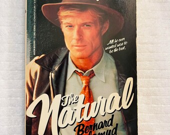 BERNARD MALAMUD - The Natural - 1980 Movie Tie-In Paperback - Robert Redford Cover